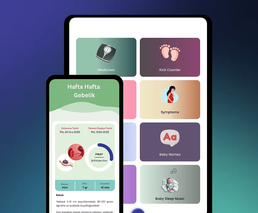 Mutlu Anne App Mockup